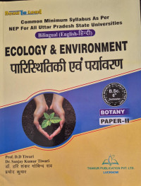 Image of BSC 6 SEM BOTANY PAPER SECOND ECOLOGY & ENVIRONMENT